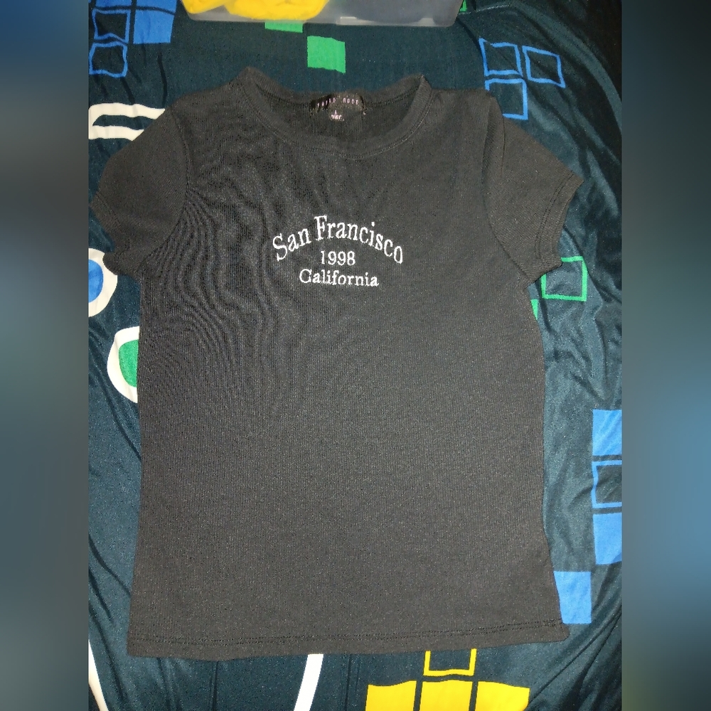 Faded Rose black shirt